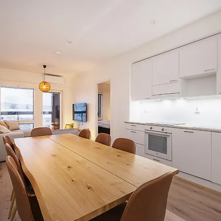 아파트 Detailed With Sauna And Fast Wi-fi Downtown *